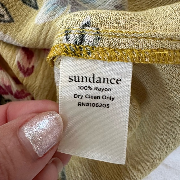 NWT Sundance Calla Peplum Floral Ruffle Top - Picture 7 of 8